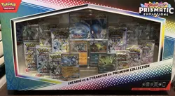 Pokemon TCG Prismatic Evolutions Lucario Ex Tyranitar Ex Premium Collection New - Image 1