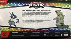 Pokemon TCG Prismatic Evolutions Lucario Ex Tyranitar Ex Premium Collection New - Image 2