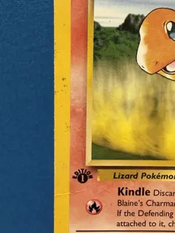 Pokemon TCG Blaine's Charmander 1st Edition Gym Heroes 61/132 Regular Card MP-HP - Image 5