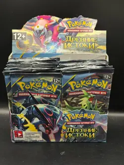 Russian Pokemon XY Ancient Origins Booster Box + Packs OPENED - Collector Item - Image 1