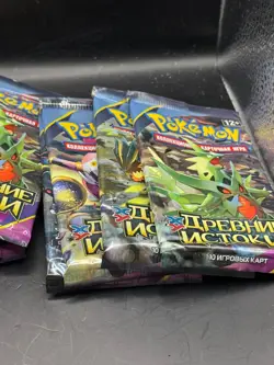 Russian Pokemon XY Ancient Origins Booster Box + Packs OPENED - Collector Item - Image 3