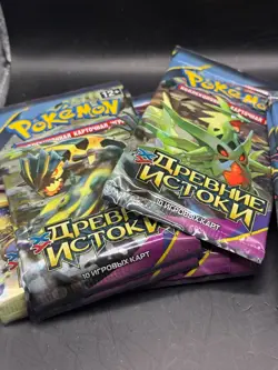 Russian Pokemon XY Ancient Origins Booster Box + Packs OPENED - Collector Item - Image 4