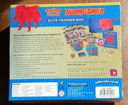Pokemon TCG Sealed Sword and Shield Base Set ETB Elite Trainer Box Zamazenta New - Image 2