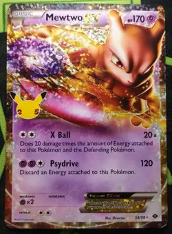 Mewtwo EX 54/99 - NM - Celebrations - Pokemon TCG - Image 1