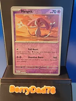 Mesprit 079/191 Sv08: Surging Sparks Reverse Holo Pokemon TCG NM - Image 1