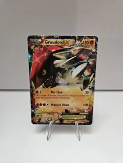 2015 POKEMON XY BLACK STAR PROMOS XY42 GROUDON EX - Image 1