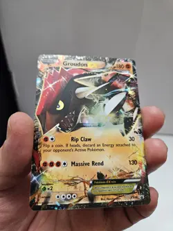 2015 POKEMON XY BLACK STAR PROMOS XY42 GROUDON EX - Image 3