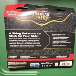 Pokemon TCG Scarlet & Violet—Paldean Fates Tech Sticker 3 Packs English Greavard - Image 2