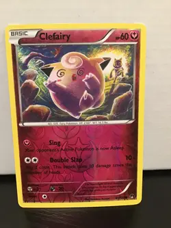 Clefairy 81/122 Pokemon Breakpoint Reverse Holo Common - Image 1