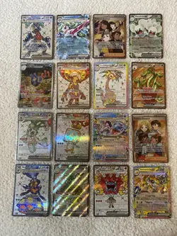 Pokemon TCG Mixed Card Lot Illustration Rare Full Art EX Bundle NM - Image 1