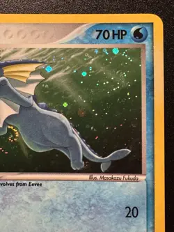Vaporeon 6/17 POP Series 3 Promo Pokemon Card Holo Foil Rare Swirl LP - Image 4