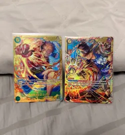 One Piece Card Game Luffy, Sabo SEC Carrying On His Will OP 13 Lot Bundle - Image 1