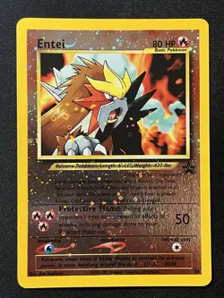 Entei 34 Black Star Promo Reverse Holo Vintage WOTC Pokemon TCG Card NM - Image 1