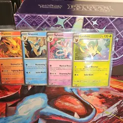 Pokemon TCG lot Eevee Black Star Promo Cosmo Holo Lot 7 cards Near Mint - Image 3
