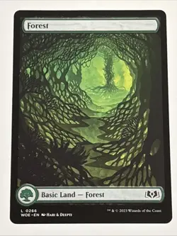 MTG Wilds of Eldraine Forest 0266 NM - Image 1