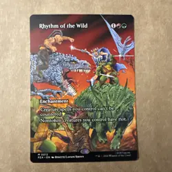 Rhythm of the Wild (Borderless) #0012 Non-Foil Teenage Mutant Ninja Turtles NM - Image 1