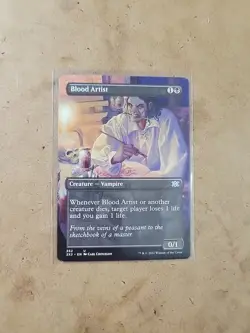 MTG Magic The Gathering Blood Artist 2X2 Borderless Vampire Aristocrat - Image 1
