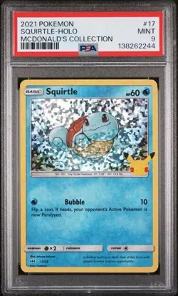 SEQUENTIAL PSA 8-9 PIKACHU SQUIRTLE CHARMANDER BULBASAUR MCDONALD'S POKEMON BM - Image 4