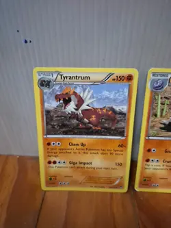 Tyrantrum 62/111 + Tyrunt 61/111 Pokemon XY Furious Fists Pokemon TCG Lp - Image 2
