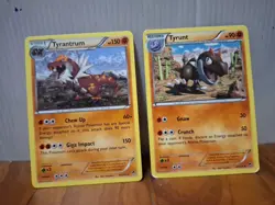 Tyrantrum 62/111 + Tyrunt 61/111 Pokemon XY Furious Fists Pokemon TCG Lp - Image 4