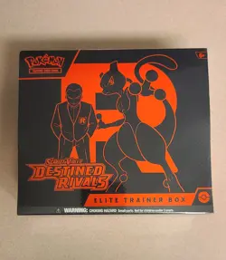 Pokemon Destined Rivals Elite Trainer Box ETB Factory Sealed New No Tears - Image 2
