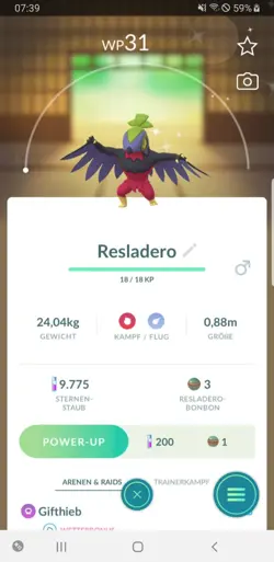 Pokemon Go Shiny Resladero - Schillernd - Pokemon Go Shiny Hawlucha - Image 1