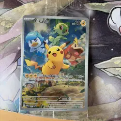 Pokemon TCG Pikachu 027 Scarlet & Violet Promo Sealed NM - Image 1