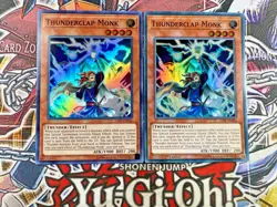 ***2x Thunderclap Monk 2x*** SAST-EN026 | SUPER 1st/Unlimited Ed | YuGiOh! NM - Image 1