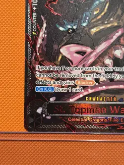 One Piece CCG OP13-089 Red Parallel Alt Art. St. Topman Warcury. English. NM - Image 2