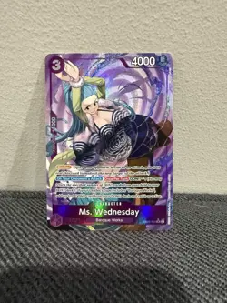 Ms. Wednesday Alt Alternate Art SR EB01-034 One Piece English NM Memorial LP/NM - Image 1