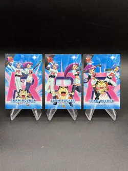 Jessie James Meowth Cracked Ice Holo Pokemon Card Database Team Rocket Peru - Image 1