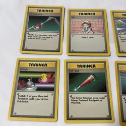 VINTAGE Pokemon lot of 20 TCG Base Set Fossil Jungle Trainer Card - Image 2