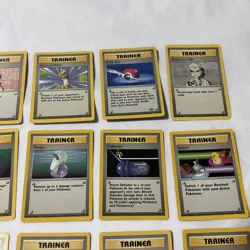 VINTAGE Pokemon lot of 20 TCG Base Set Fossil Jungle Trainer Card - Image 3