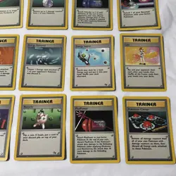 VINTAGE Pokemon lot of 20 TCG Base Set Fossil Jungle Trainer Card - Image 5