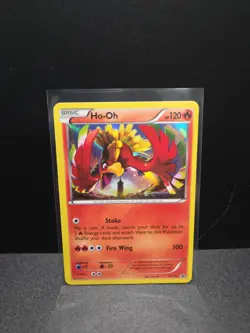 Ho-Oh XY153 Black Star Promo Black Star RARE Holo Pokemon Card LP 2016 - Image 1