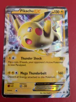 Pikachu EX XY174 Promo Holo Pokemon Card Great Condition - Image 1