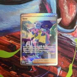 Pokemon TCG Paldean Fates Iono Holo Card 237/091 Special Illustration Rare - Image 1