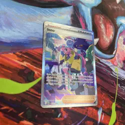 Pokemon TCG Paldean Fates Iono Holo Card 237/091 Special Illustration Rare - Image 3