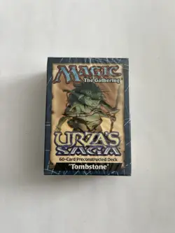 Magic The Gathering, Urza’s Saga Tombstone, 60 Card Preconstructed Deck NEW - Image 1