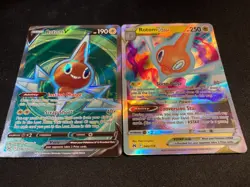 Rotom V 176/196 & V star 046/159 NM Full Art - 2 card set - Image 4