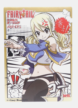 Lucy Heartfilia MR 05 Fairy Tail Manga Rare CCG Anime Collectible Card - Image 1