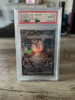 Charizard ex PSA 10 Japanese Pokemon Card SAR 134 sv3 2023 PSA 10 - Image 1