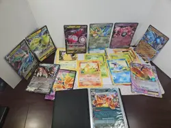 jumbo pokemon cards Lot With 25th Anniversary Binder - Image 1