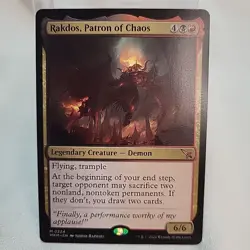 Rakdos, Patron of Chaos MTG MKM Non foil NM Near Mint Fast Shipping From Canada - Image 1