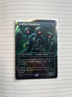 MTG Foil Academy Manufactor Borderless Fallout Secret Lair Bonus NM - Image 1