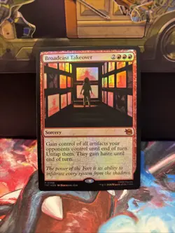 Broadcast Takeover Teenage Mutant Ninja Turtles Foil NM - Image 1