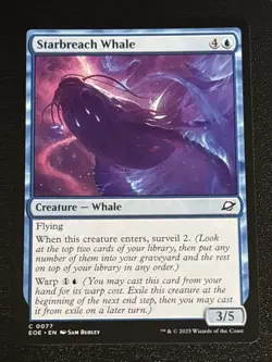 MTG Edge of Eternities Starbreach Whale 0077 NM - Image 1