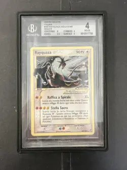 Rayquaza Gold Star 107/107 Ex Deoxys BGS 4 Beckett EXCELLENT ITA 🇮🇹💫 Pokemon - Image 1