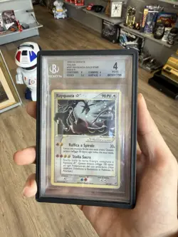 Rayquaza Gold Star 107/107 Ex Deoxys BGS 4 Beckett EXCELLENT ITA 🇮🇹💫 Pokemon - Image 2