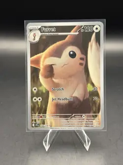Furret 168/159 Illustration Rare SV09: Journey Together Pokemon TCG (NM) - Image 1
